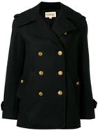 Ralph Lauren Denim & Supply Double-breasted Peacoat, Women's, Size: Small, Black, Polyester/wool/acetate