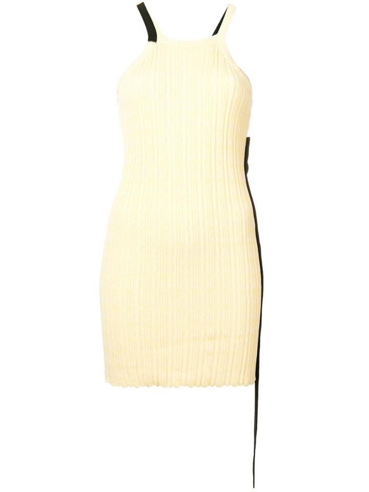 Jil Sander Ribbed Knit Vest Top - Yellow