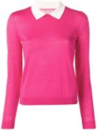 Red Valentino Red Valentino Peter Pan Collar Jumper - Pink