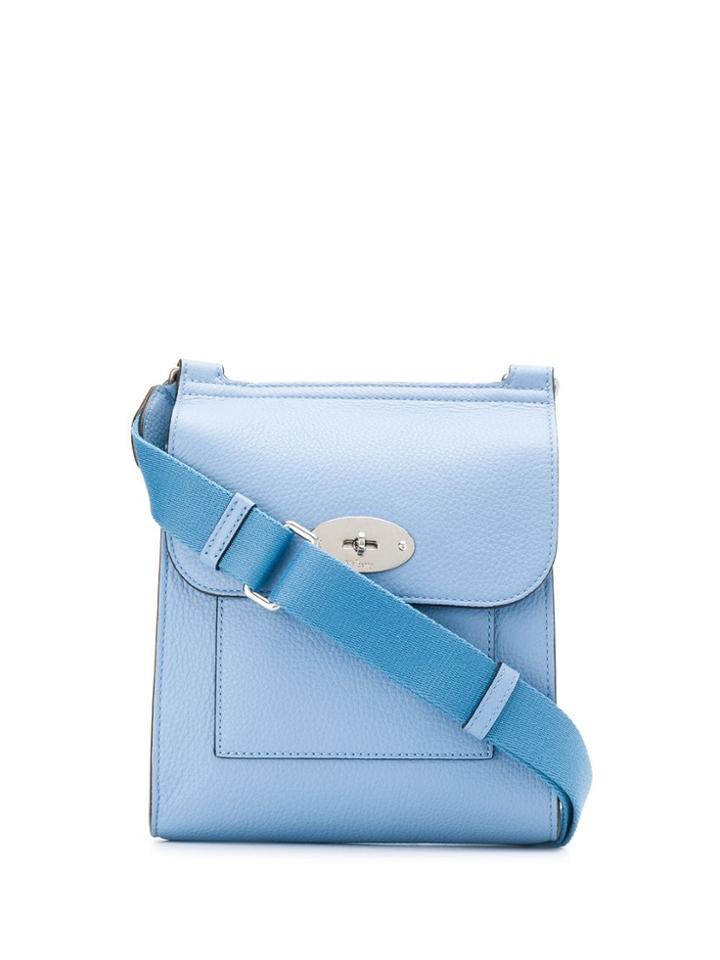 Mulberry Small Antony Crossbody Bag - Blue