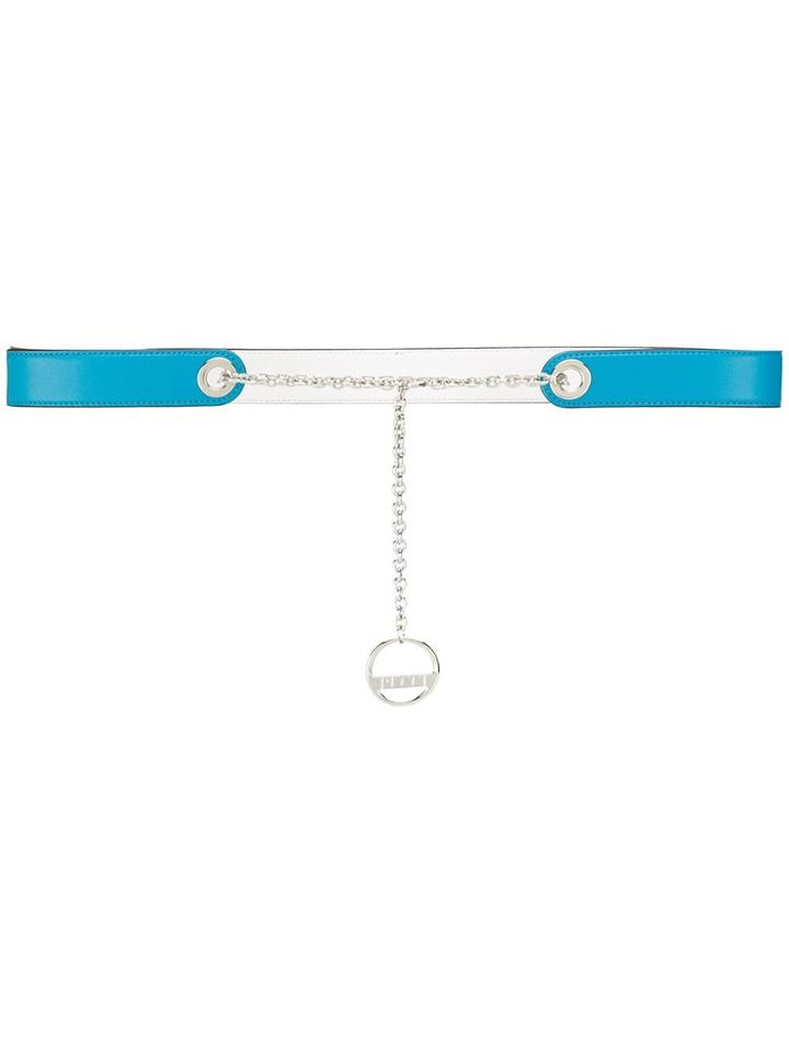 Emilio Pucci Chain Logo Detail Belt - Blue