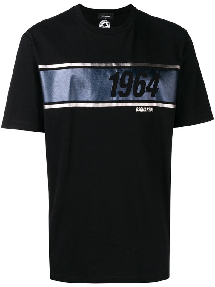 Dsquared2 1964 Stripe T-shirt - Black