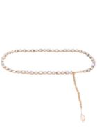 Orciani - Embellished Belt - Women - Metal/glass - One Size, Grey, Metal/glass
