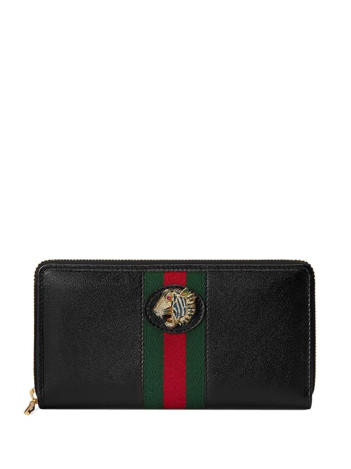 Gucci Rajah Zip Around Wallet - Black