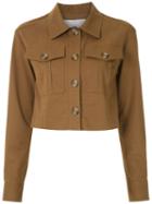 Nk Pistol Cecilha Cropped Jacket - Brown