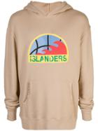 Just Don Islander Print Hoodie - Brown