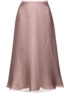 Sally Lapointe A-line Midi Skirt - Nude & Neutrals