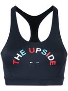 The Upside Anna Supportive T-bar Sports Bra - Blue