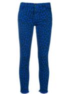 J Brand Leopard-print Jeans - Blue