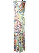 Emilio Pucci Stained Glass Print Dress, Women's, Size: 42, Viscose/silk/spandex/elastane