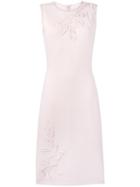 Ermanno Scervino Lace Knit Dress, Women's, Size: 48, Pink/purple, Wool/silk/cashmere/polyester