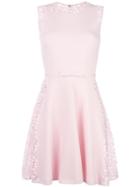 Giambattista Valli Embroidered Dress, Women's, Size: 40, Pink/purple, Silk/polyester/viscose