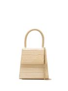 Rixo Trapeze Crocodile-effect Tote - Neutrals