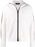 Fendi Ff Motif Stripe Cardigan - White