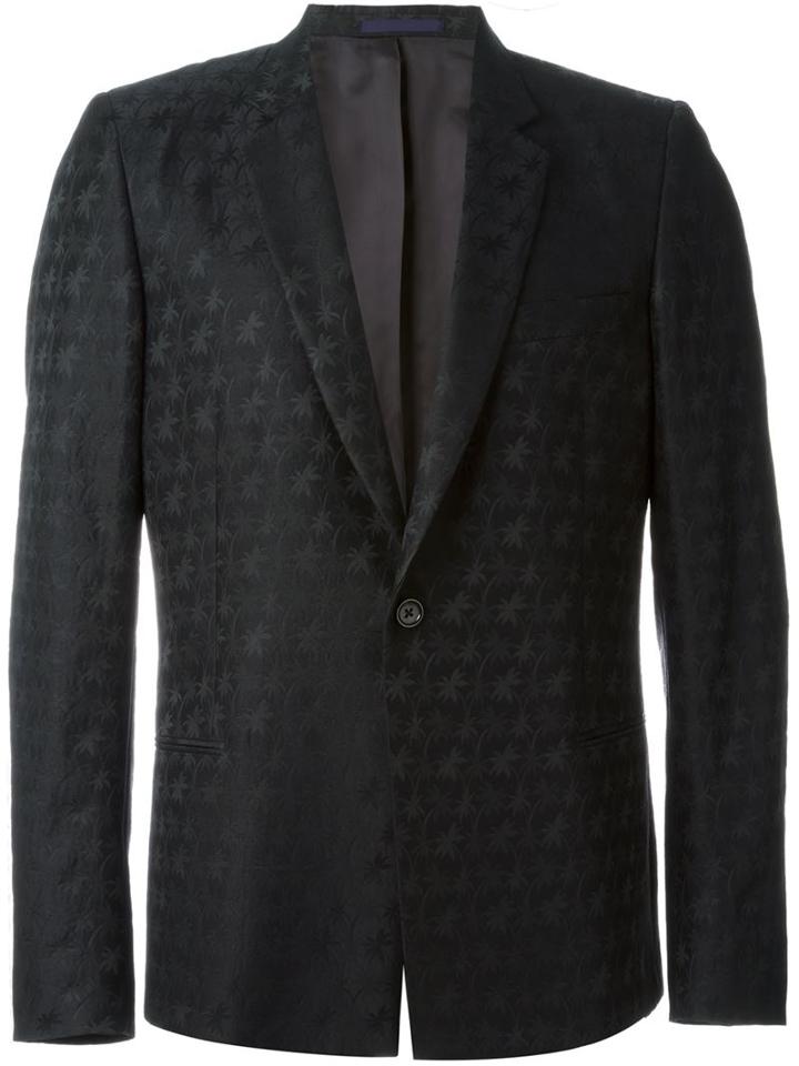 Ps Paul Smith Palm Tree Jacquard Blazer