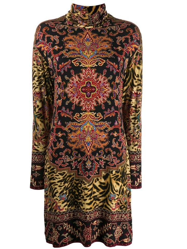 Etro Turtle Neck Dress - Black