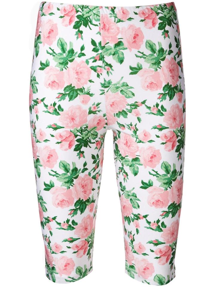 Melampo Floral Cycling Shorts - White