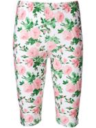 Melampo Floral Cycling Shorts - White