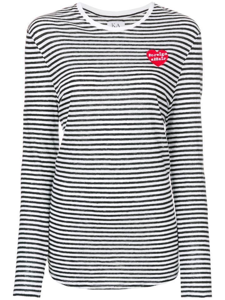 Zoe Karssen Striped Jumper - White