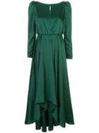 Sachin & Babi Satin Boat Neck Dress - Green