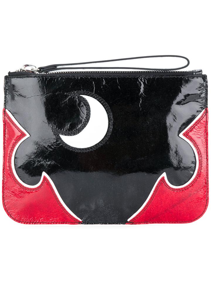 Mcq Alexander Mcqueen Medium Solestice Pouch - Black