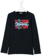 Napapjiri Kids Norway Flag T-shirt - Blue