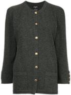 Chanel Pre-owned Buttoned Up Cardigan - Grey