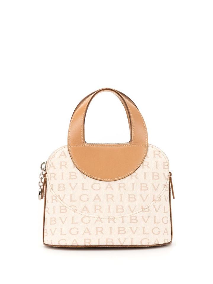 Bulgari Pre-owned Logo Print Tote - Blue
