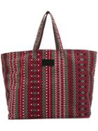 Fisico Etno Print Large Shopper Tote - Red