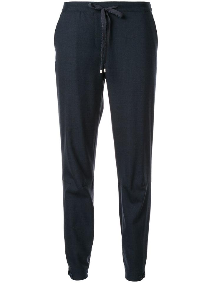 Lorena Antoniazzi Tapered Trousers - Blue