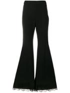 Amen Lace Detail Trousers - Black