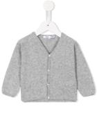 Knot - 'layette' Basic Cardigan - Kids - Polyamide/viscose/cashmere/merino - 1 Mth, Newborn Boy's, Grey