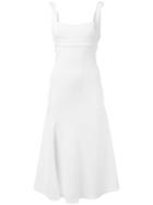 Victoria Beckham Bias Cut Sundress - White