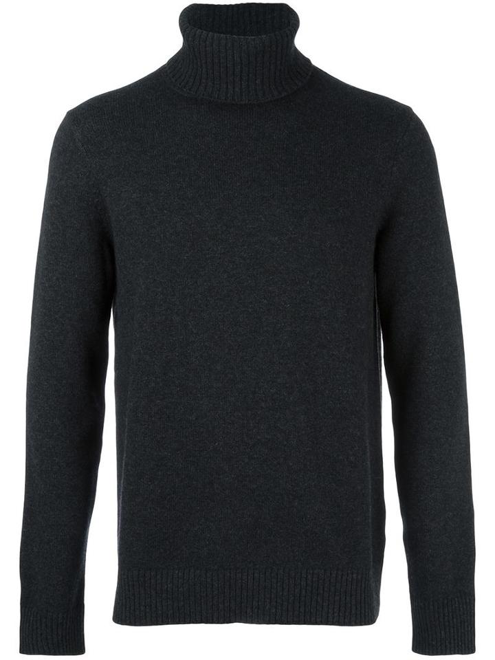 Vince Turtleneck Sweater, Men's, Size: Small, Grey, Wool/cashmere