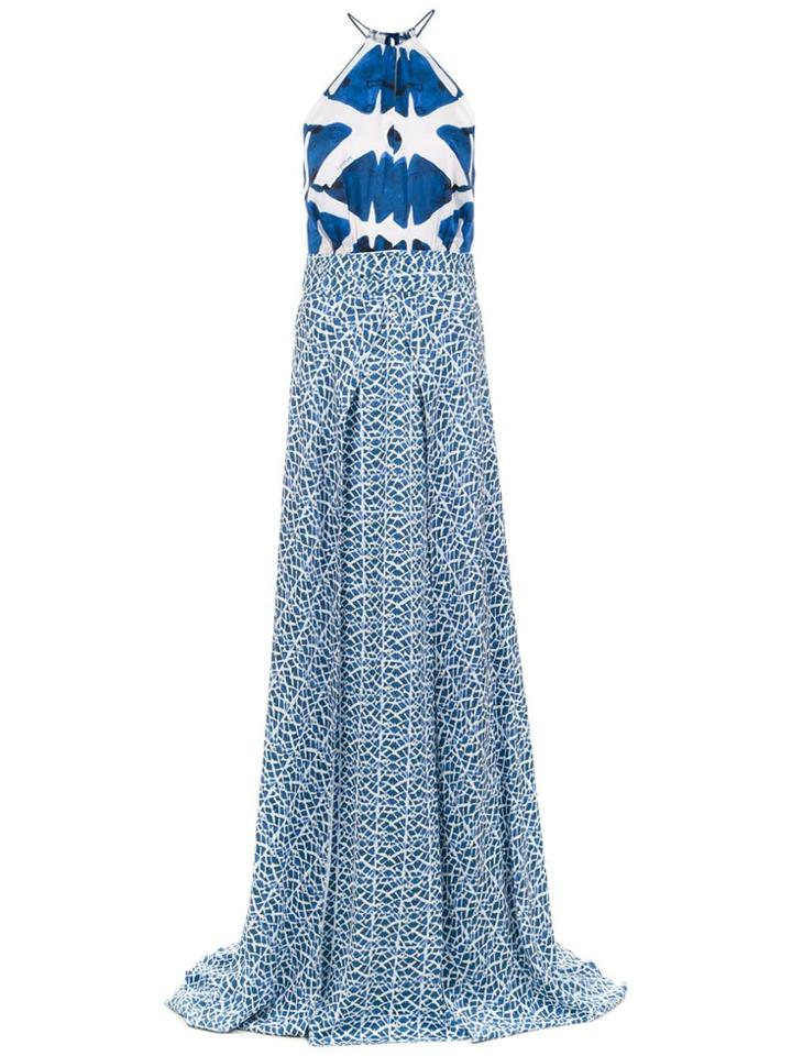 Tufi Duek Long Dress - Blue
