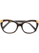 Emilio Pucci Butterfly Frame Glasses - Brown