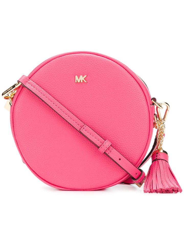 Michael Michael Kors Mercer Medium Canteen Crossbody Bag - Pink &