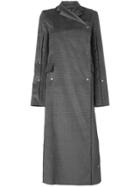 Rokh Micro-herringbone Coat - Grey