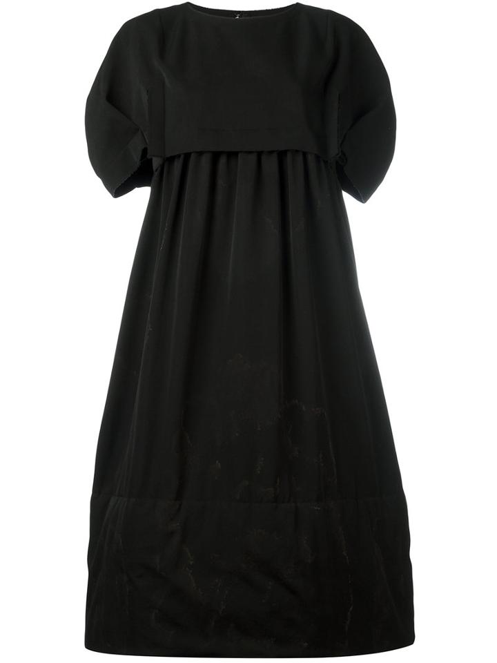 Comme Des Garçons - Balloon Dress - Women - Polyester/wool - S, Brown, Polyester/wool