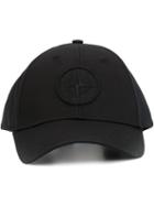 Stone Island Logo Cap, Men's, Size: Large, Black, Cotton