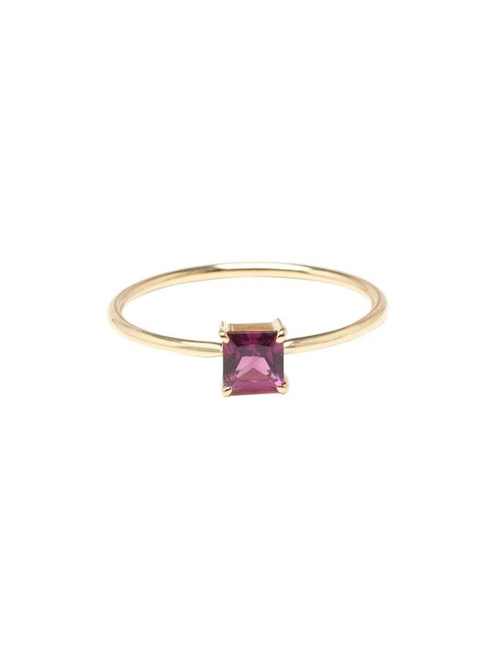 Ileana Makri 18k Yellow Gold And Rodolite Ring, Women's, Size: 53.8