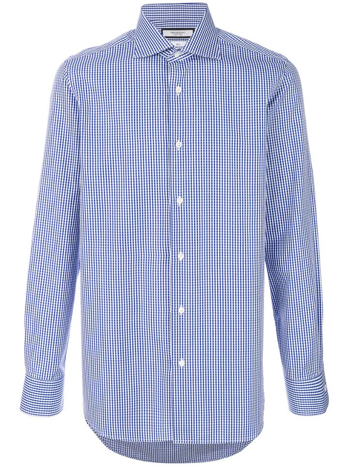 Fashion Clinic Timeless Gingham Check Shirt - Blue