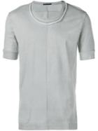 The Viridi-anne T-shirt With Lambskin Hem