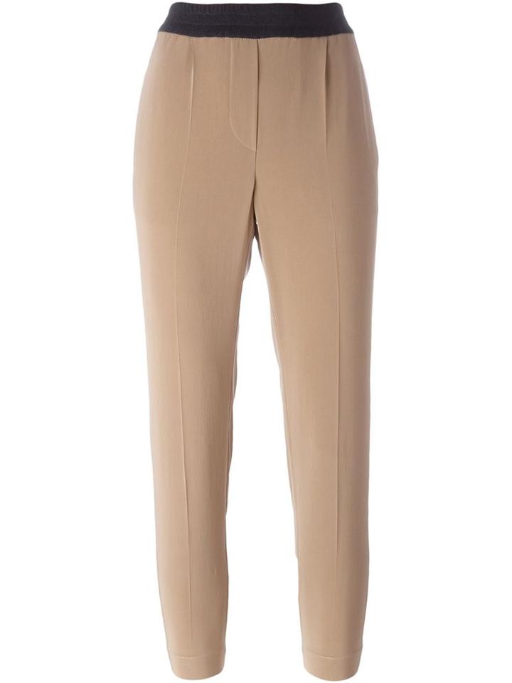 Brunello Cucinelli Pleated Cropped Trousers