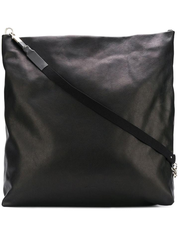 Rick Owens Oversized Messenger Bag - Black