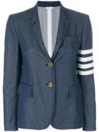 Thom Browne Unconstructed High Armhole Single Breasted Sport Coat With