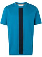 Paul Smith - Striped Panel T-shirt - Men - Cotton - M, Blue, Cotton