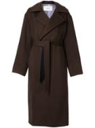 G.v.g.v. Melton Belted Coat - Brown