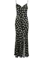 Bec & Bridge Belted Floral-print Maxi Dress - Black