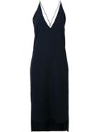 Dion Lee Whitewash Fine Line Dress, Women's, Size: 8, Black, Polyester
